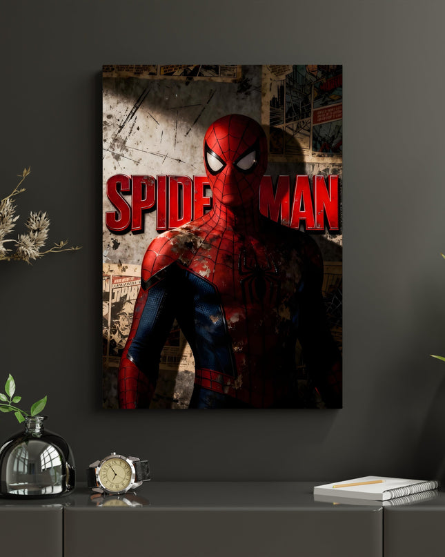 Spider-Man Dark Poster | Marvel Superhero Wall Art Lazywalls