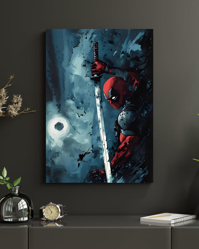 Deadpool Katana Poster | Marvel Superhero Wall Art Lazywalls