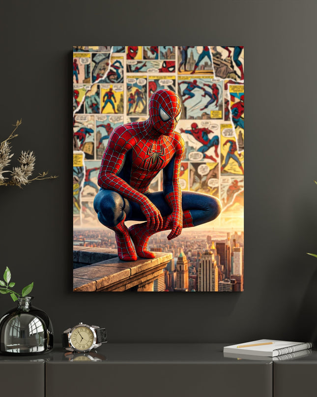 Spider-Man Comic Poster | Marvel Superhero Wall Art Lazywalls