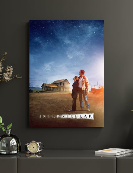 Interstellar Poster | Cinematic Space Movie Wall Art Print Lazywalls