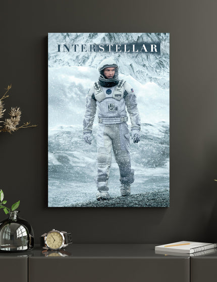 Interstellar Astronaut Poster | Sci-Fi Space Movie Wall Art Print Lazywalls