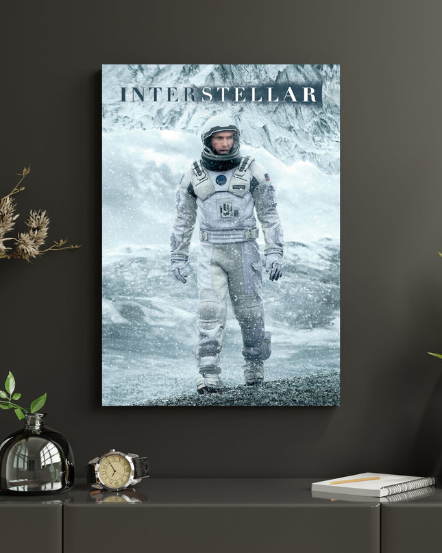 Interstellar Astronaut Poster | Sci-Fi Space Movie Wall Art Print Lazywalls