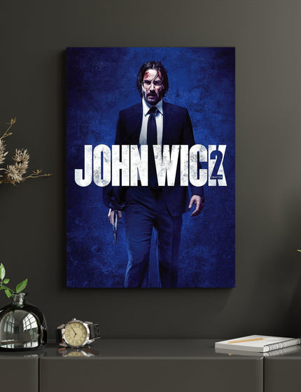 John Wick Chapter 2 Poster | Action Movie Wall Art Print Lazywalls