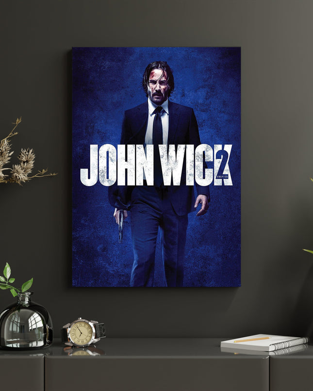 John Wick Chapter 2 Poster | Action Movie Wall Art Print Lazywalls