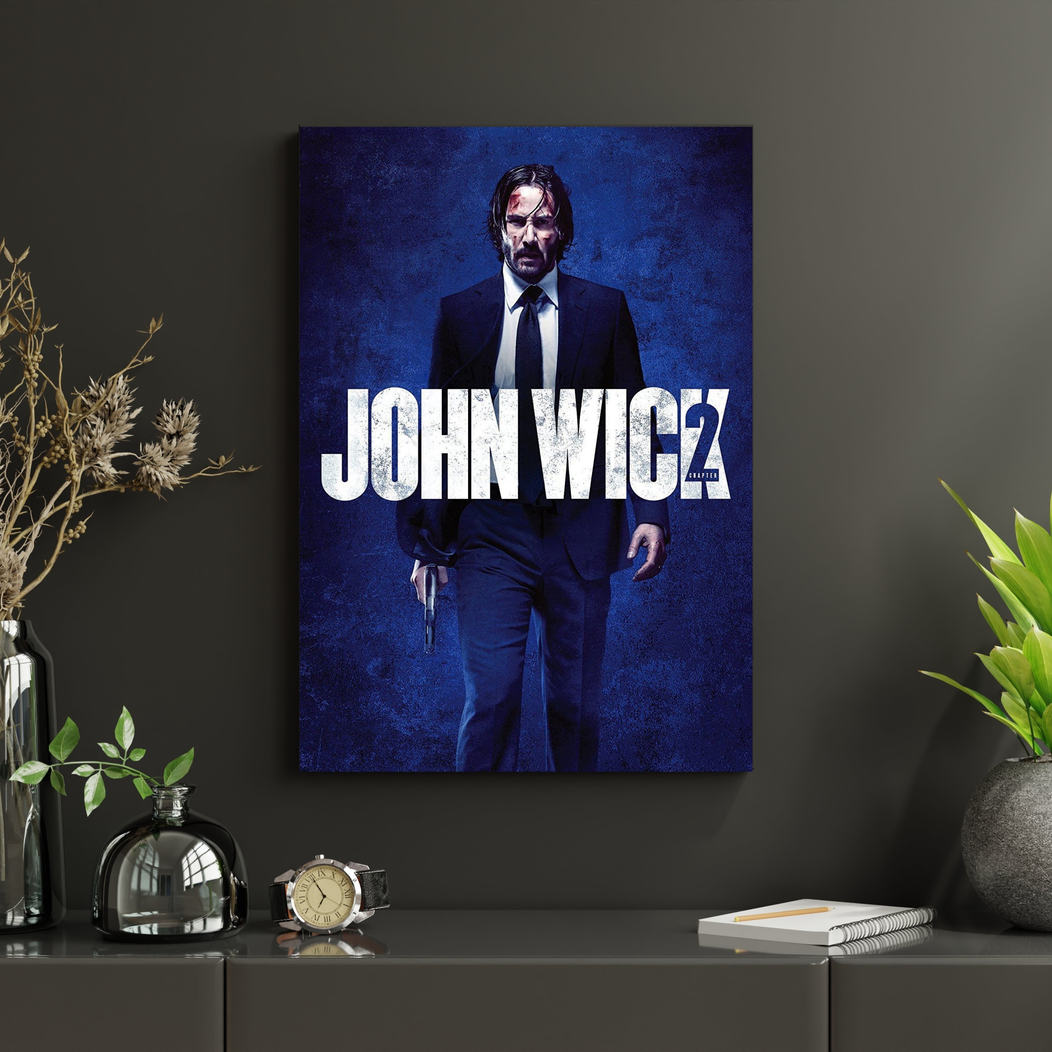 John Wick Chapter 2 Poster | Action Movie Wall Art Print Lazywalls