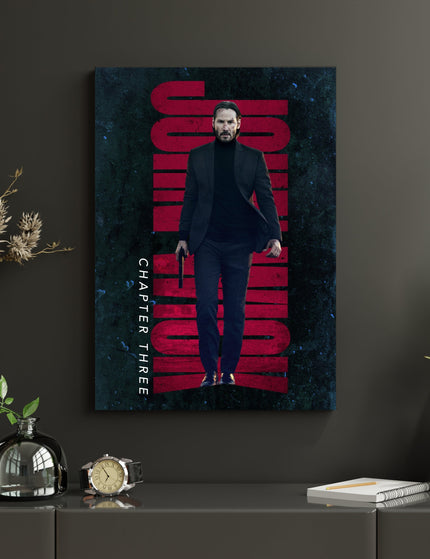 John Wick Chapter 3 Poster | Parabellum Action Movie Wall Art Lazywalls