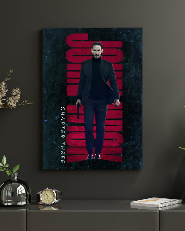 John Wick Chapter 3 Poster | Parabellum Action Movie Wall Art Lazywalls
