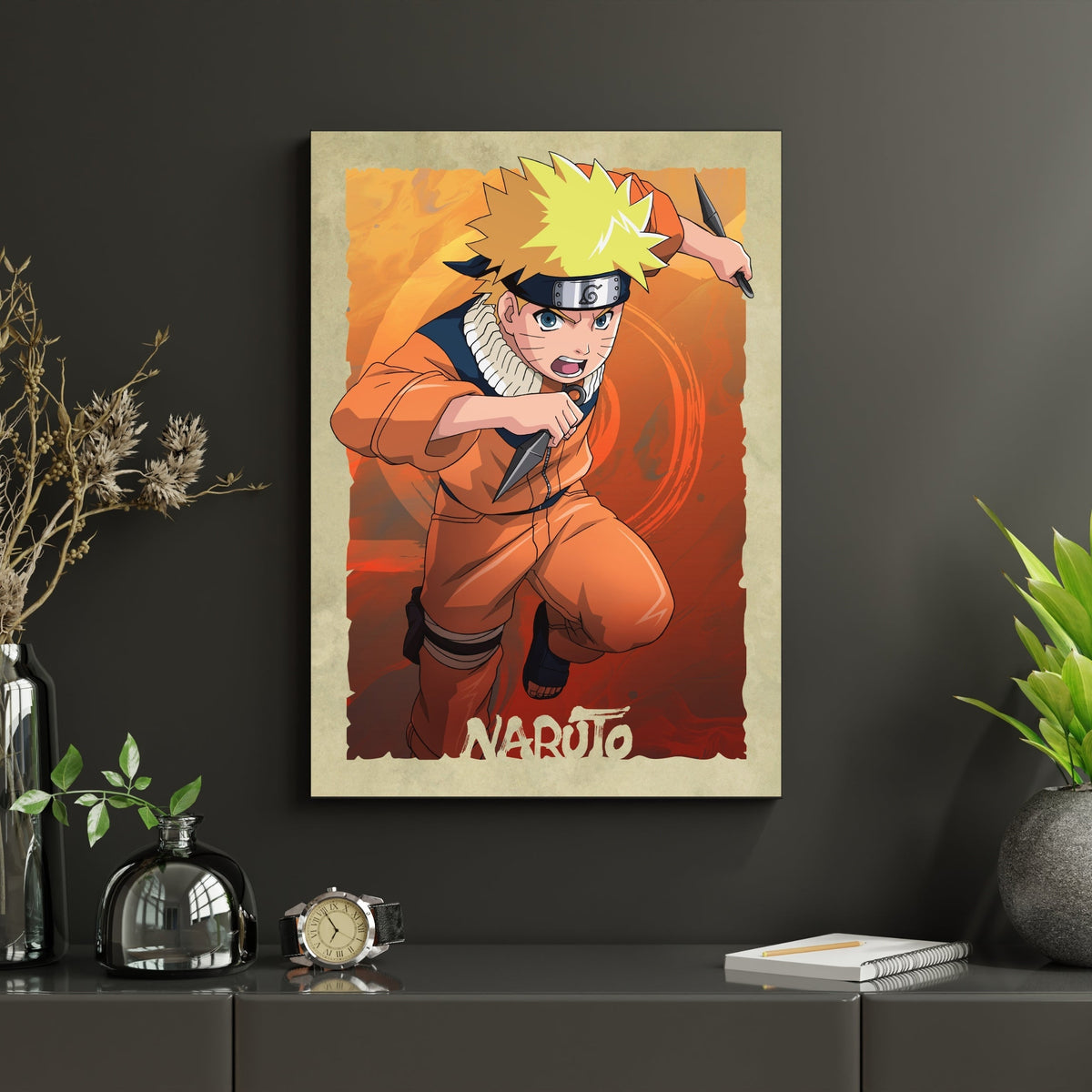 Naruto Poster | Naruto Uzumaki Anime Ninja Wall Art Lazywalls