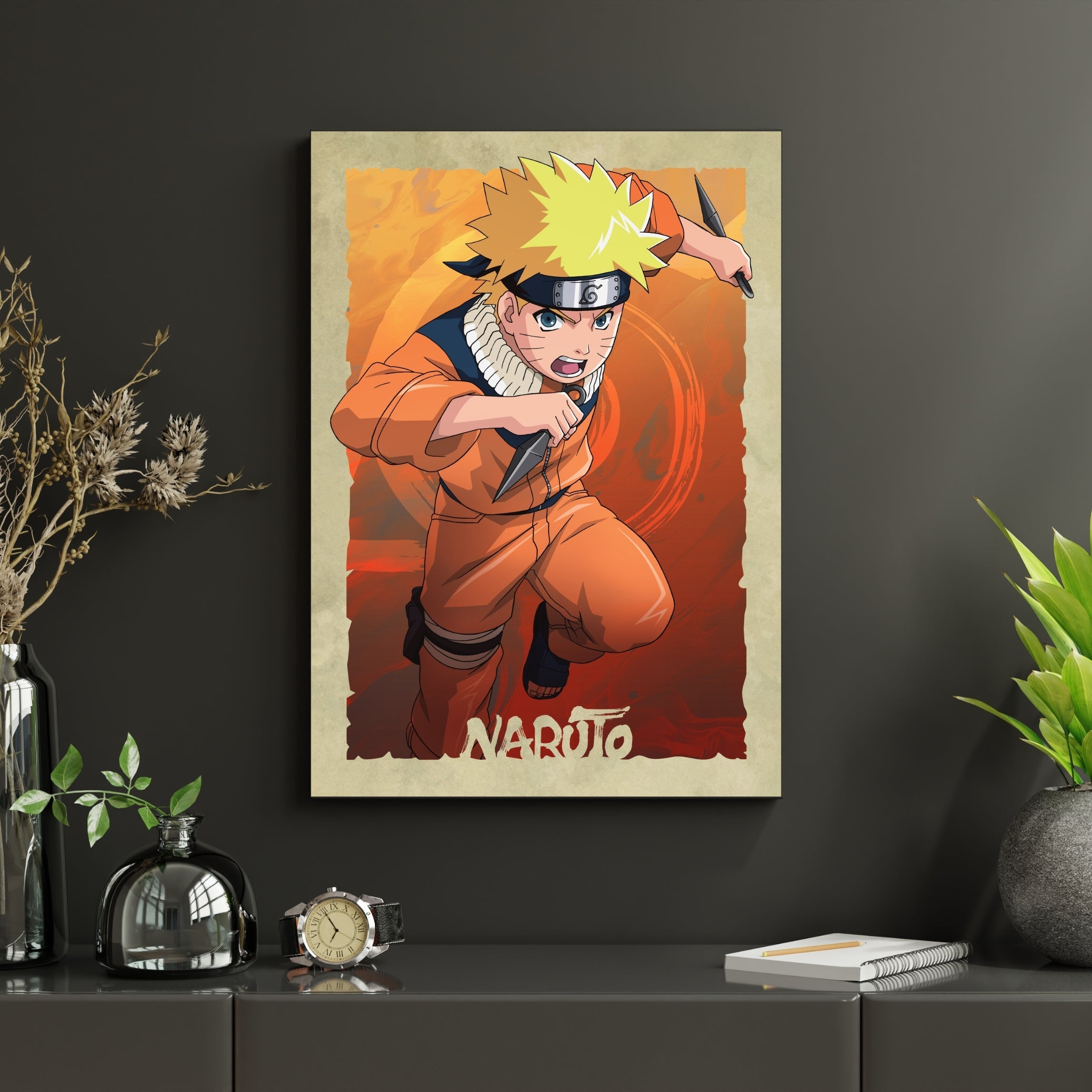 Naruto Poster | Naruto Uzumaki Anime Ninja Wall Art Lazywalls