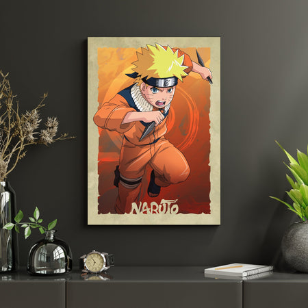 Naruto Poster | Naruto Uzumaki Anime Ninja Wall Art Lazywalls