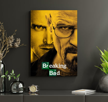 Breaking Bad Walter & Jesse Poster | Crime Drama TV Series Wall Art Lazywalls