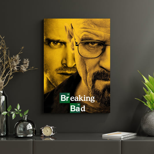 Breaking Bad Walter & Jesse Poster | Crime Drama TV Series Wall Art Lazywalls