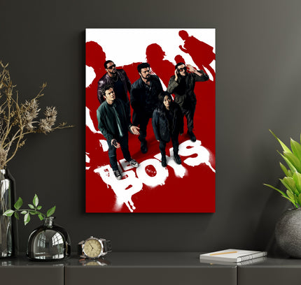 The Boys Red Poster | Superhero TV Series Wall Art Print Lazywalls