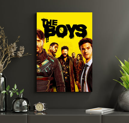 The Boys Yellow Poster | Superhero TV Series Wall Art Print Lazywalls