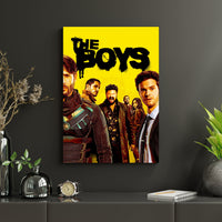 The Boys Yellow Poster | Superhero TV Series Wall Art Print Lazywalls