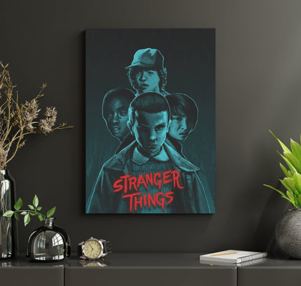 Stranger Things Dark Poster | Retro Sci-Fi Horror Wall Art Lazywalls