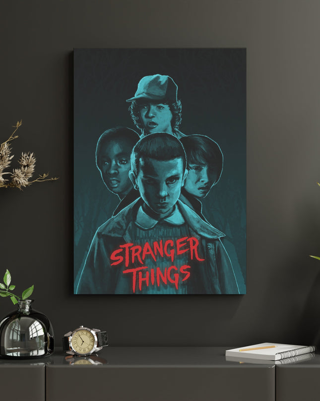 Stranger Things Dark Poster | Retro Sci-Fi Horror Wall Art Lazywalls