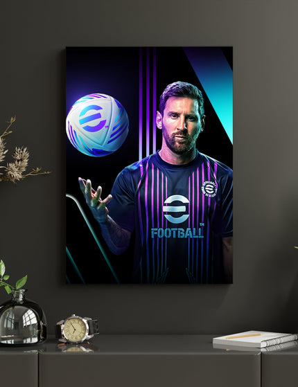 Lionel Messi Inter Miami Wall Poster | Football Wall Art Lazywalls