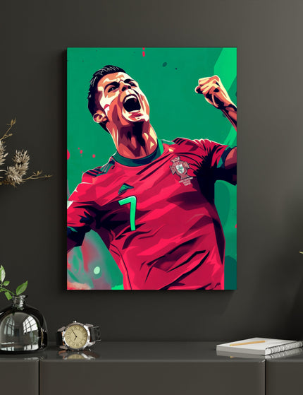 Cristiano Ronaldo Portugal Poster | CR7 Football Wall Art Lazywalls