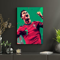 Cristiano Ronaldo Portugal Poster | CR7 Football Wall Art Lazywalls