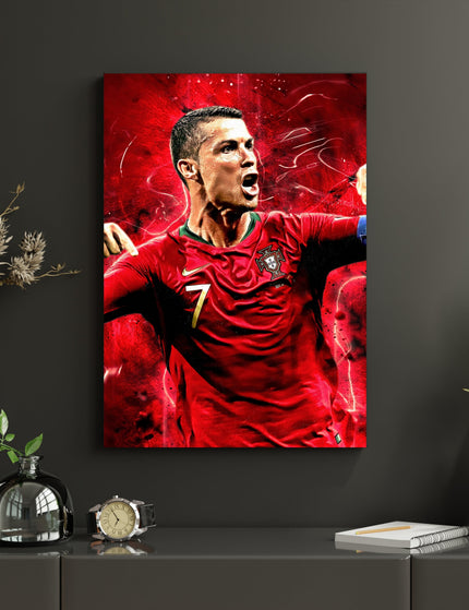Cristiano Ronaldo Portugal Poster – CR7 Football Wall Art Lazywalls