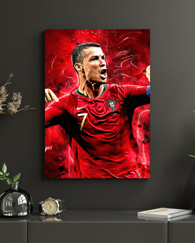 Cristiano Ronaldo Portugal Poster – CR7 Football Wall Art Lazywalls