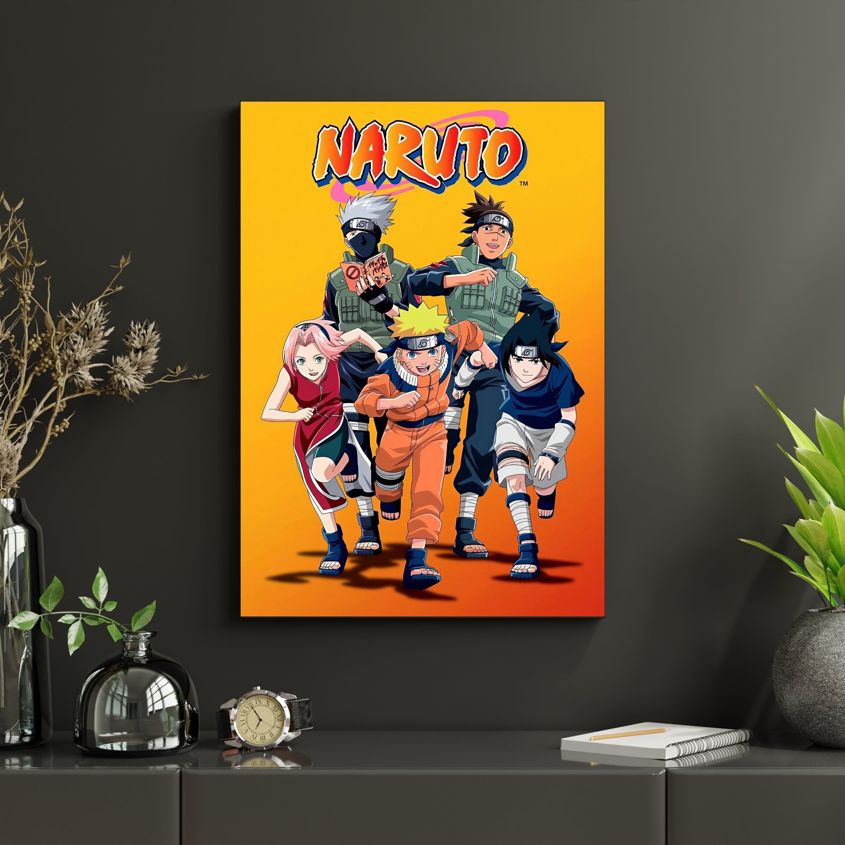 Naruto Team 7 Poster | Naruto Anime Wall Art for Bedroom & Gaming Room Lazywalls