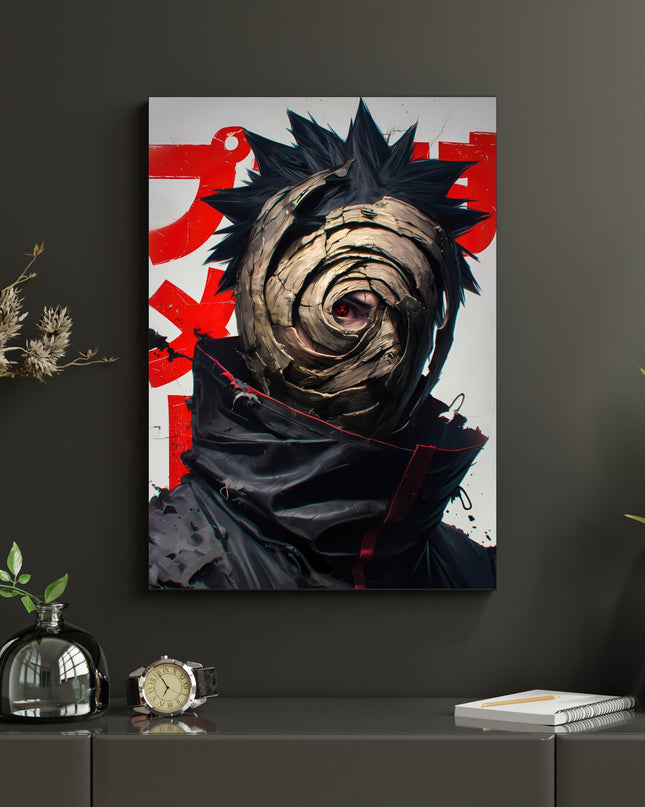 Obito Uchiha Poster | Tobi Mask Naruto Shippuden Anime Wall Art Lazywalls