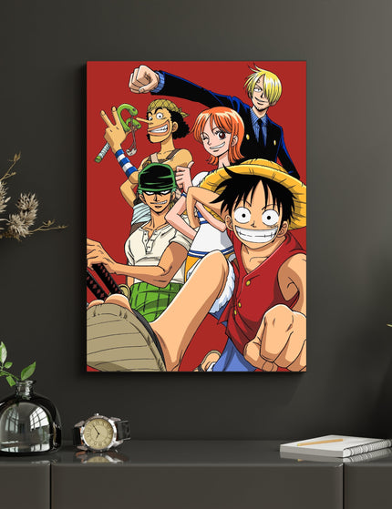 One Piece Straw Hat Pirates Poster | Luffy & Crew Anime Wall Art Lazywalls