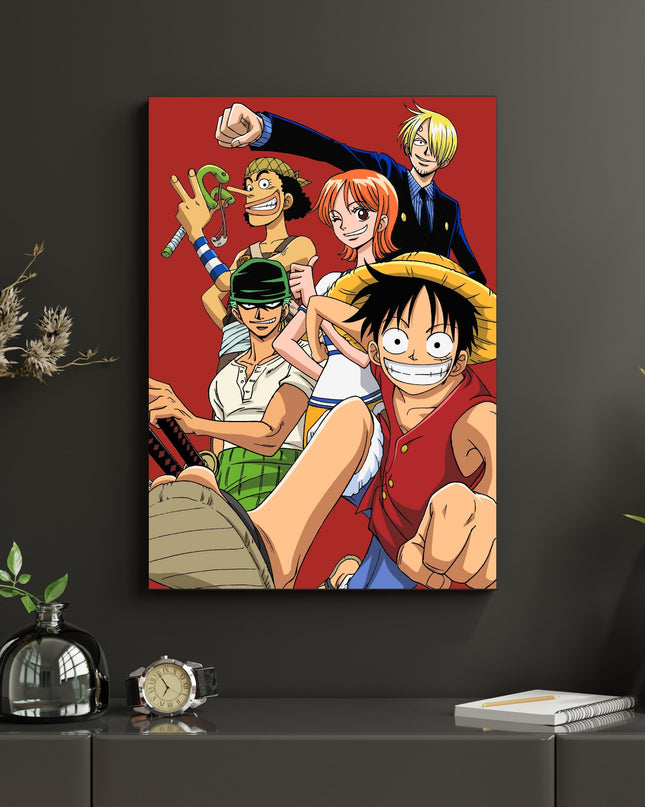 One Piece Straw Hat Pirates Poster | Luffy & Crew Anime Wall Art Lazywalls