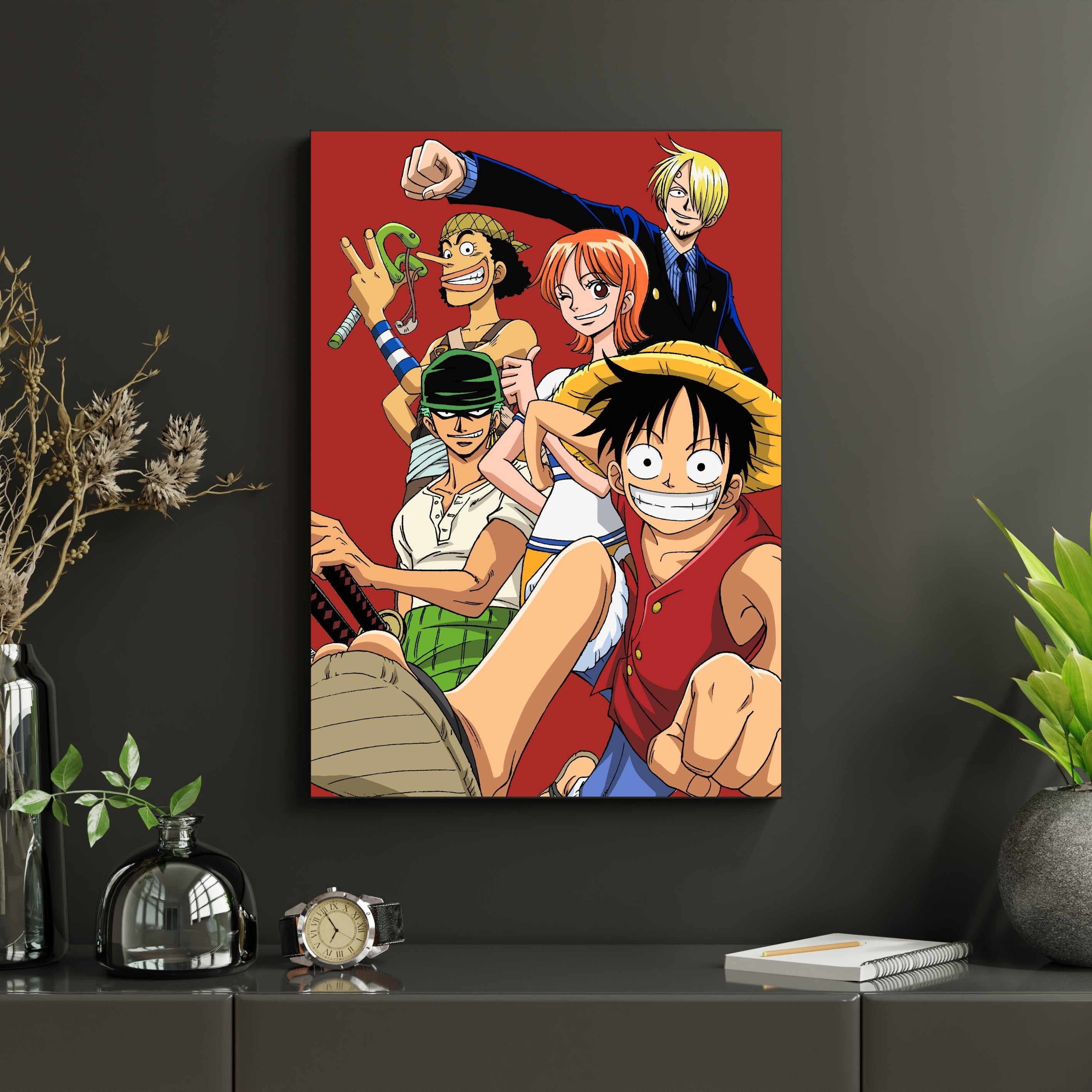 One Piece Straw Hat Pirates Poster | Luffy & Crew Anime Wall Art Lazywalls