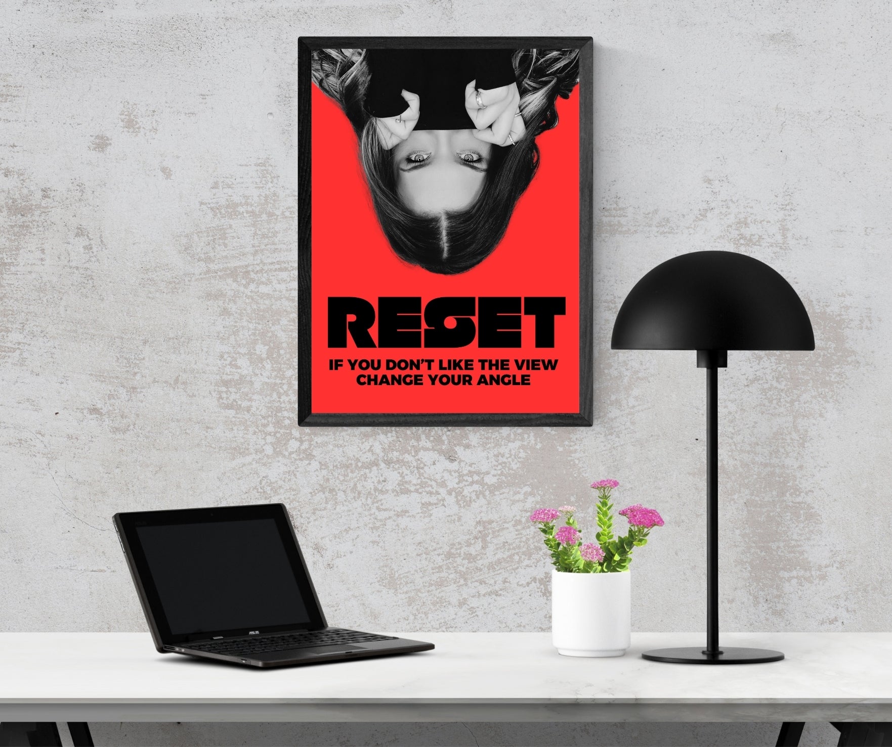Red Reset Poster