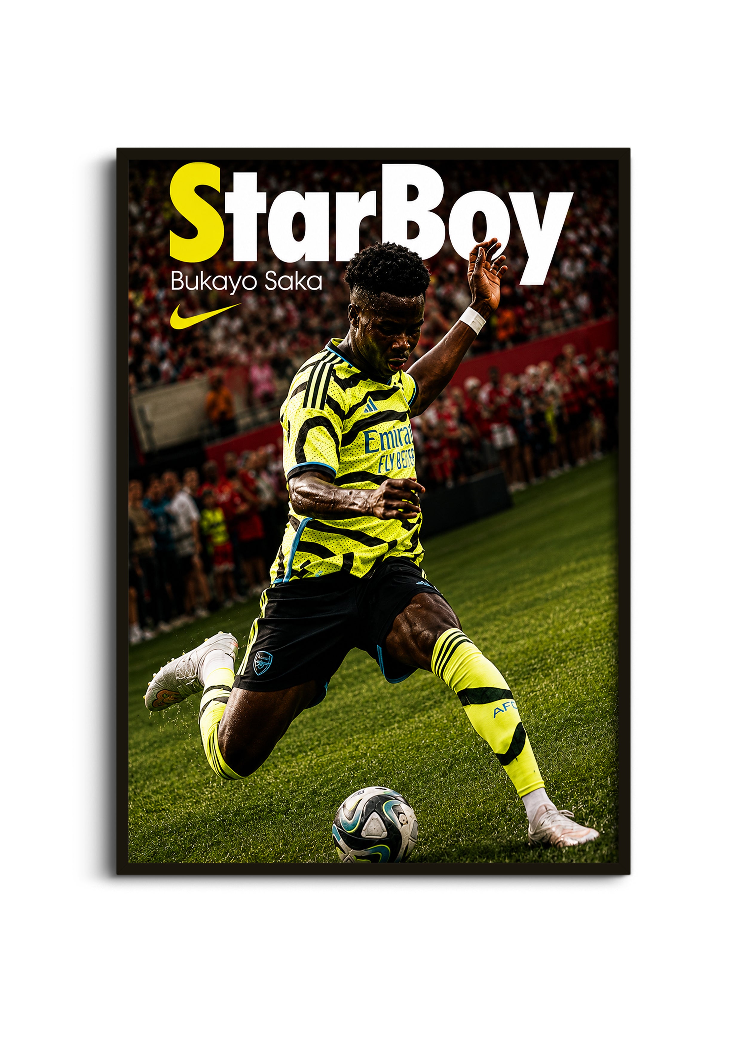 Bukayo Saka StarBoy Wall Art Lazywalls