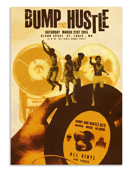 Bump and Hustle Wall Art Retro Aesthetic Poster Lazywalls