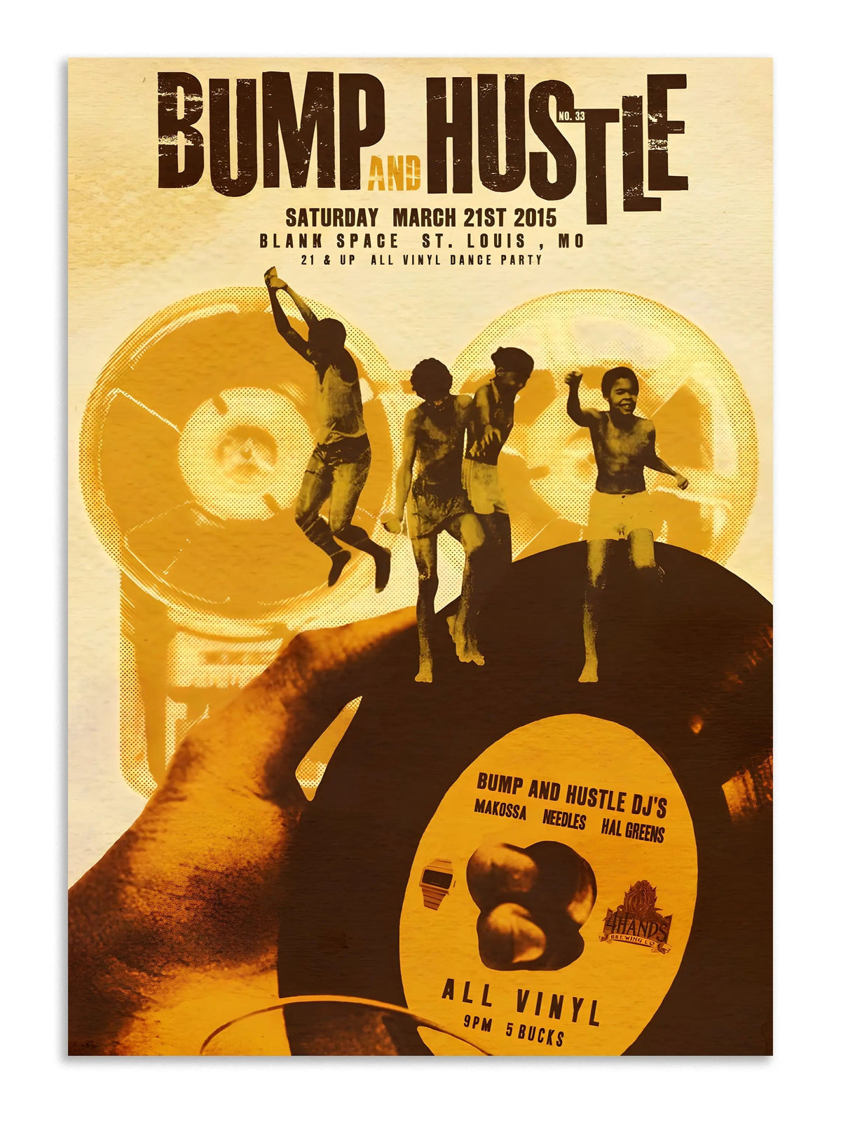 Bump and Hustle Wall Art Retro Aesthetic Poster Lazywalls
