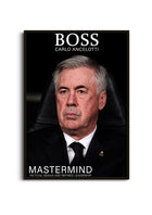Carlo Ancelotti Boss Wall Art Lazywalls