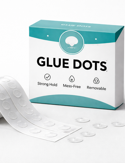 Wall Glue Dots for Posters | No Damage Adhesive Dots | Poster Hanging Stickers Lazywalls
