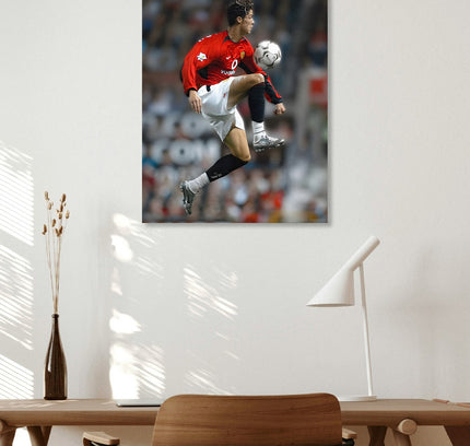 Cristiano Ronaldo Manchester United Wall Art Lazywalls