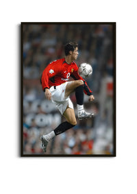 Cristiano Ronaldo Manchester United Wall Art Lazywalls