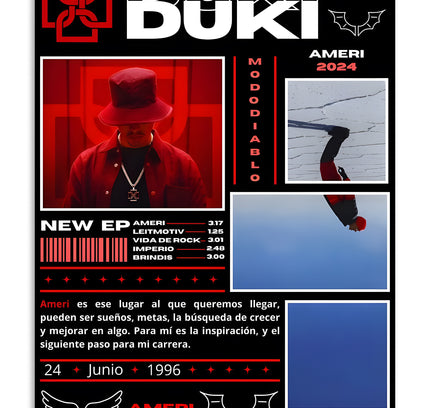 DUKI AMERI 2024 Poster Lazywalls