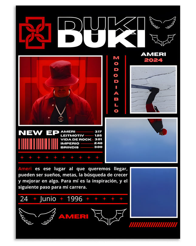DUKI AMERI 2024 Poster Lazywalls