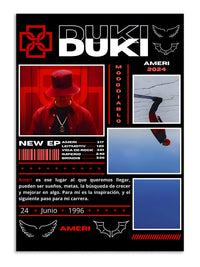 DUKI AMERI 2024 Poster Lazywalls
