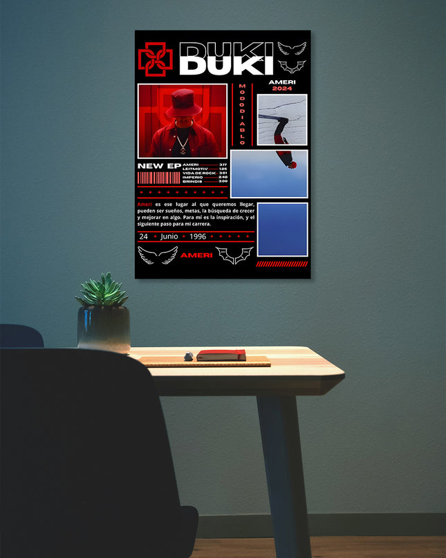 DUKI AMERI 2024 Poster Lazywalls