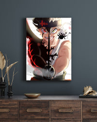 Asta Black Form Poster | Black Clover Anti Magic Wall Art | Anime Poster Lazywalls
