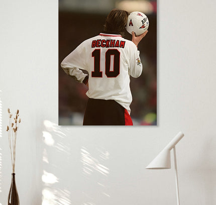 David Beckham Football Wall Art Lazywalls