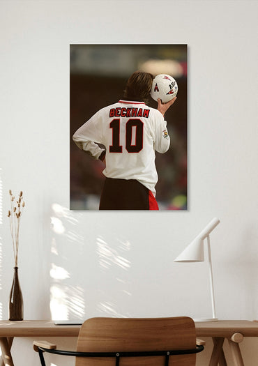 David Beckham Football Wall Art Lazywalls