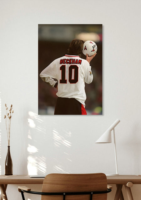 David Beckham Football Wall Art Lazywalls
