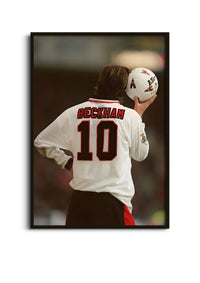 David Beckham Football Wall Art Lazywalls