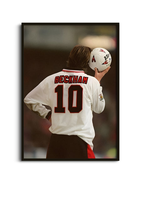 David Beckham Football Wall Art Lazywalls