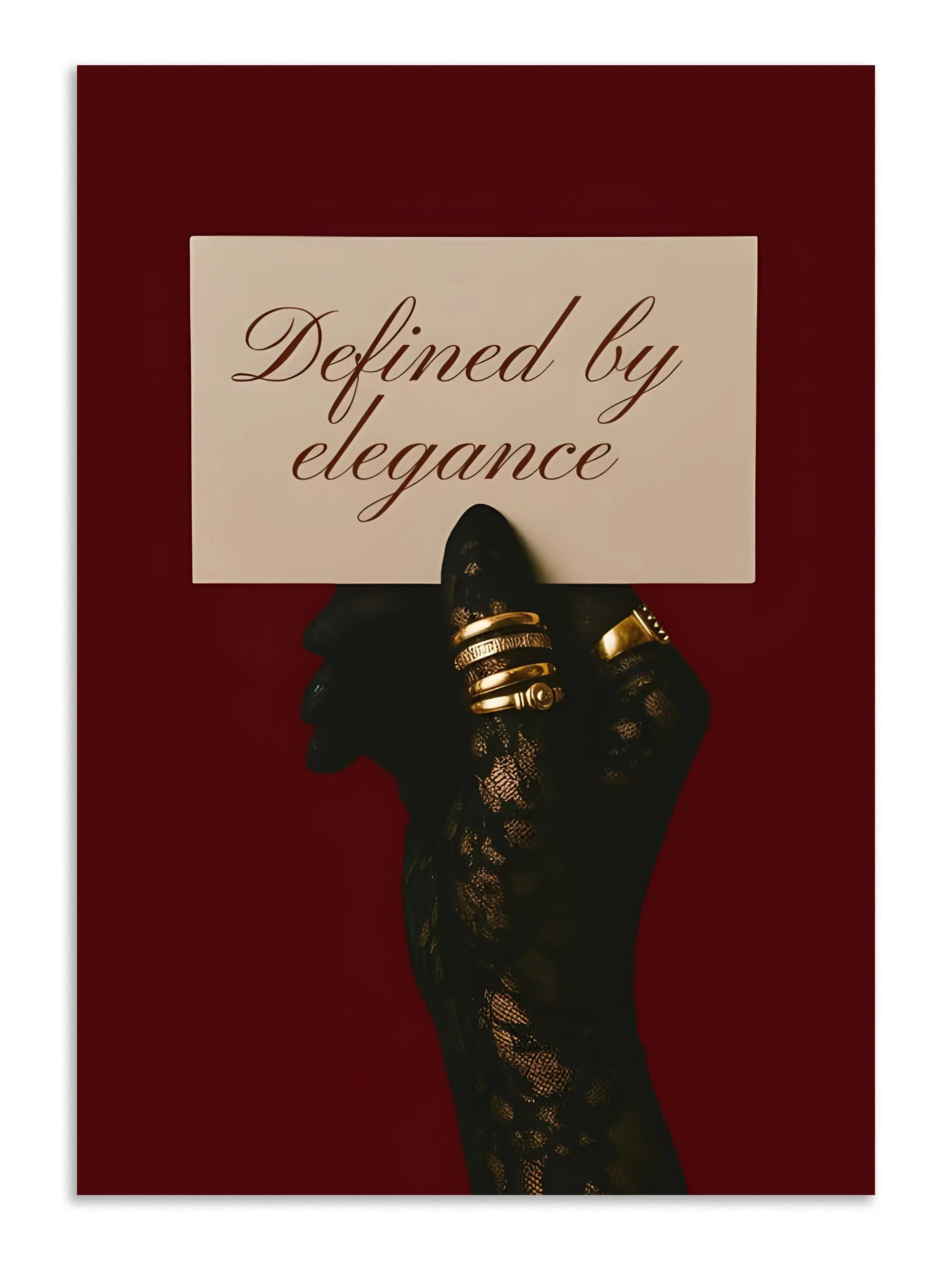 Defined By Elegance Poster Lazywalls